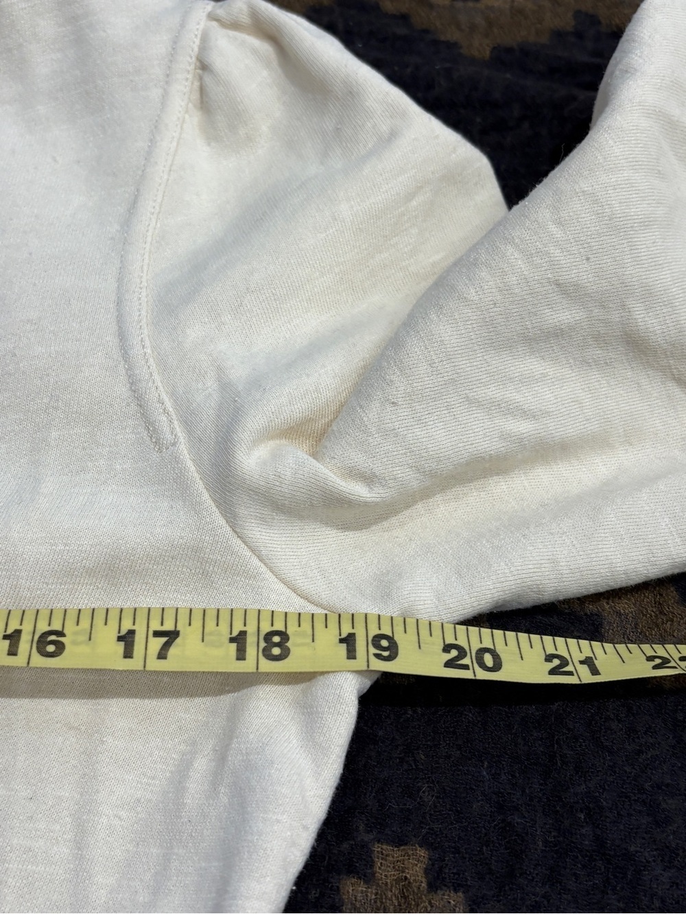 Pilcro by Anthropologie Ivory Knotted Balloon Sleeve Pullover M ❤️ - Picture 8 of 10